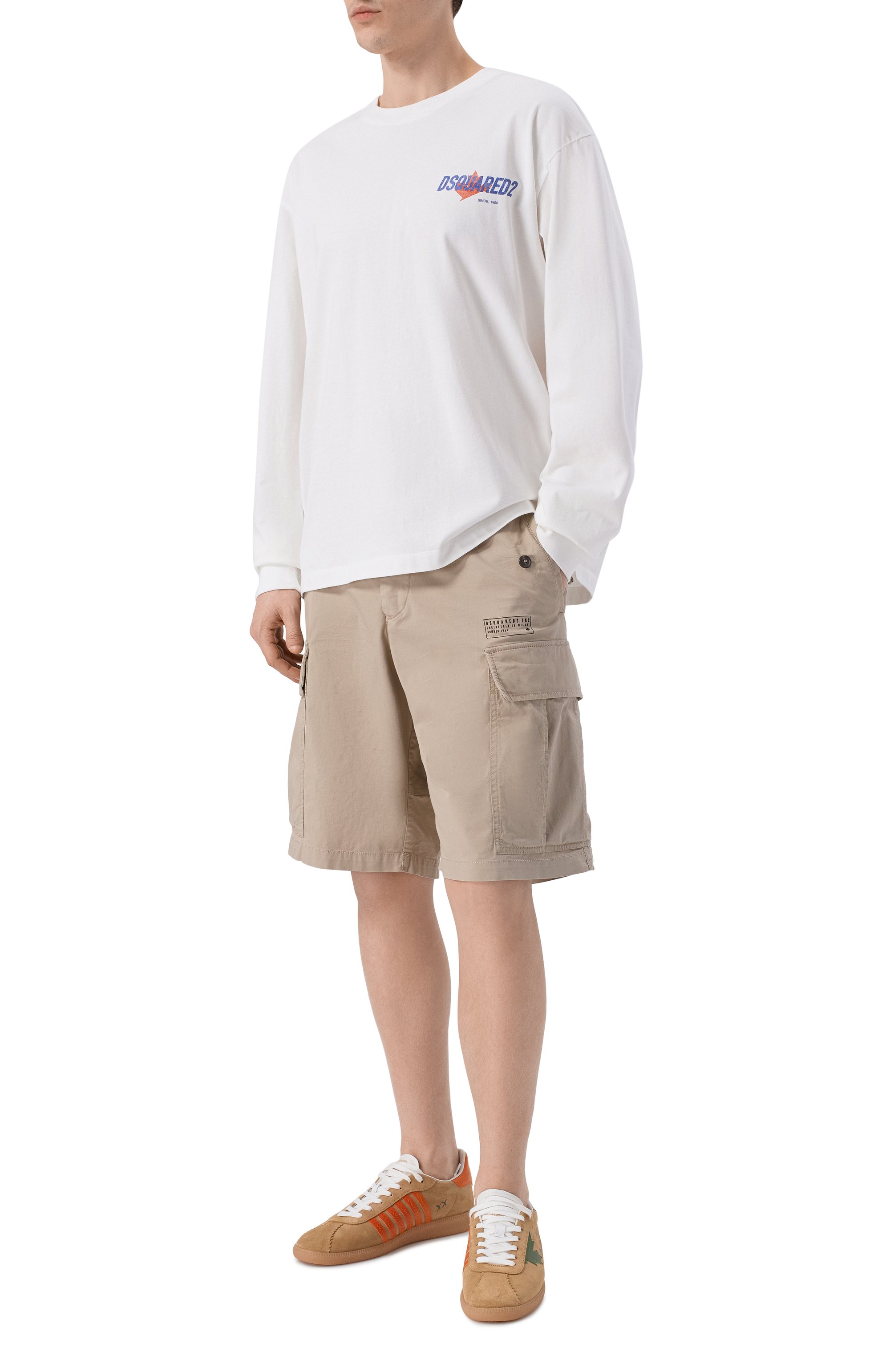 Хлопковые шорты DSQUARED2, арт. S74MU0965/S35175, фото 2