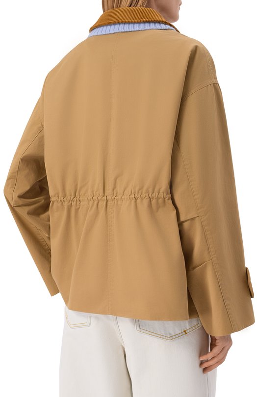 Хлопковая парка Dorothee Schumacher 448712 Бежевый  448712 Фото 4