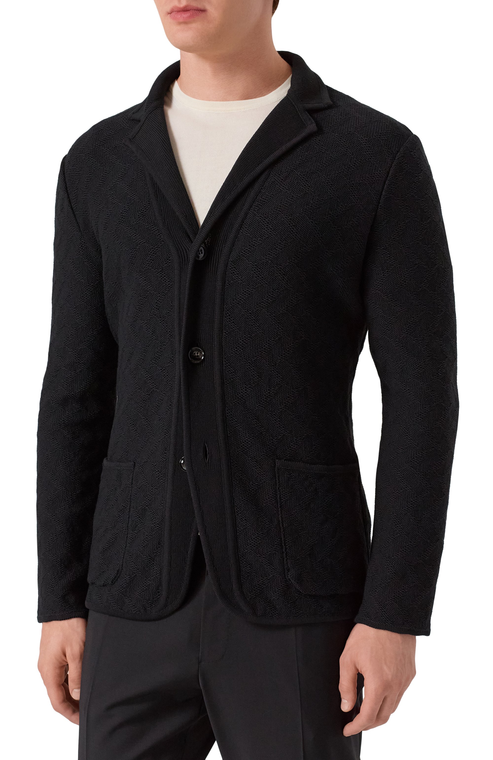 Хлопковый пиджак GIORGIO ARMANI, арт. GM001943/AF19020, фото 4