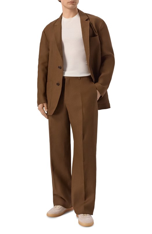 Льняной пиджак MVST M26.2PM.J036/F157 Коричневый  M26.2PM.J036/F157 Фото 2