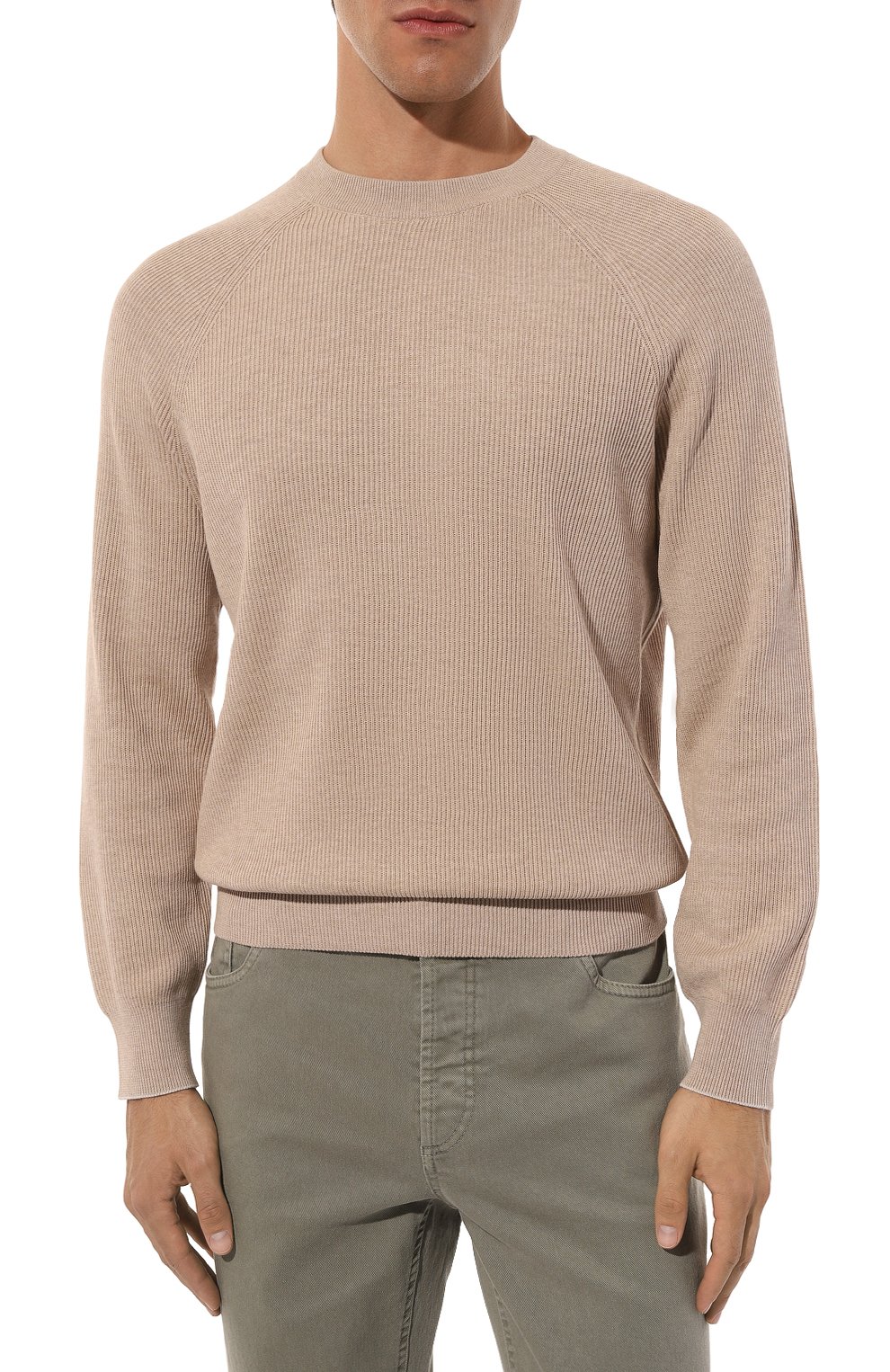 Хлопковый джемпер BRUNELLO CUCINELLI, арт. M2940B2282, фото 3