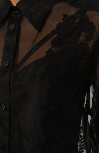 Шелковая блузка DOLCE & GABBANA, арт. F5R38T/FU1BU, фото 5