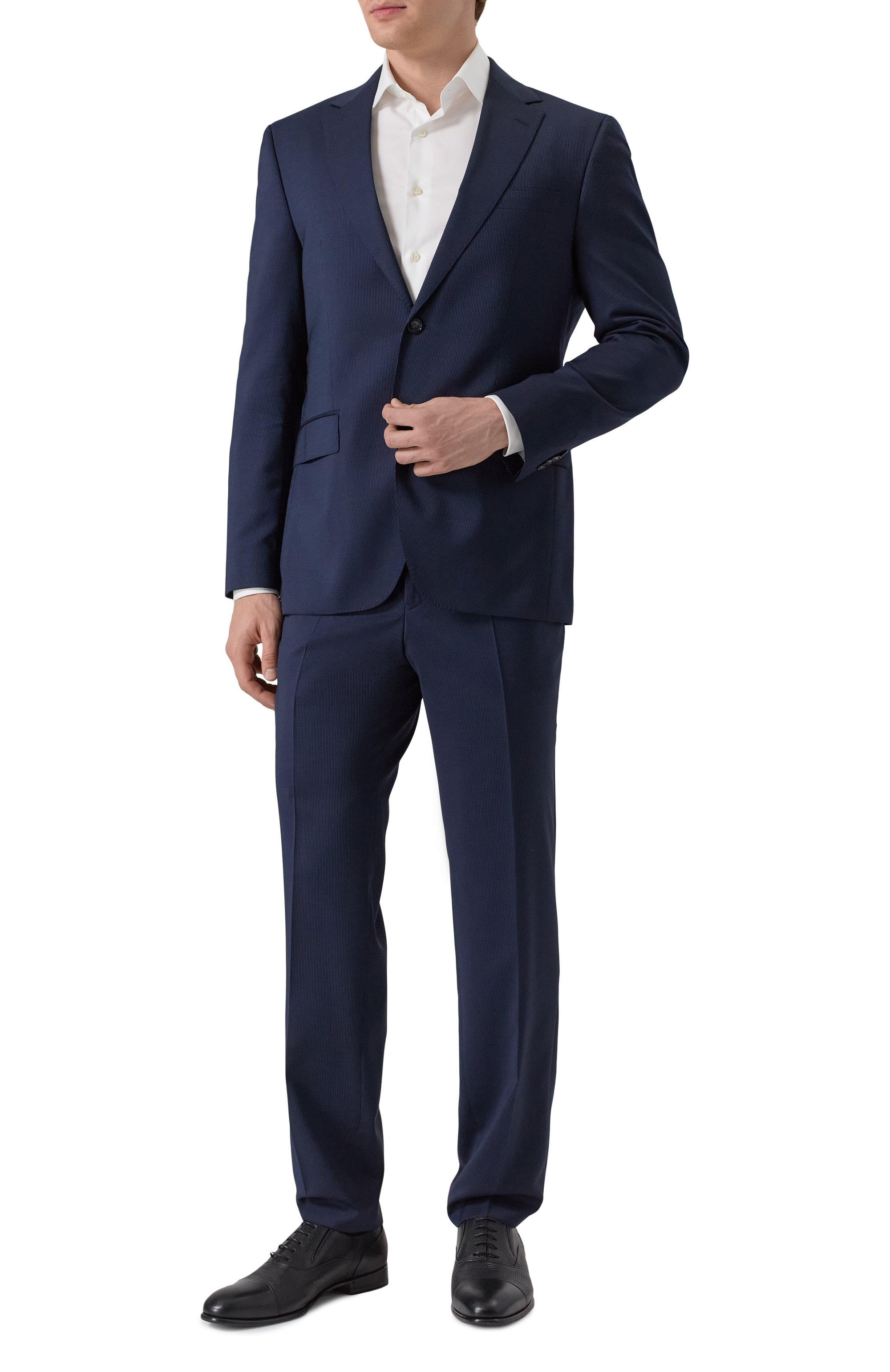 Хлопковая сорочка CANALI белого цвета по цене 36450 руб., арт. CCLX018/GA03312, фото 2 Хлопковая сорочка CANALI, арт. CCLX018/GA03312, фото 2