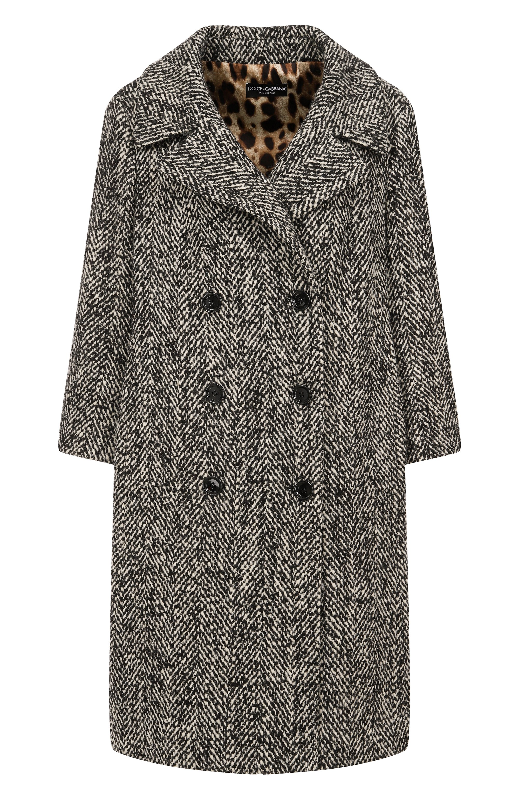 Шерстяное пальто DOLCE & GABBANA, ар�т. F0W3QT/FCZAC, фото 1