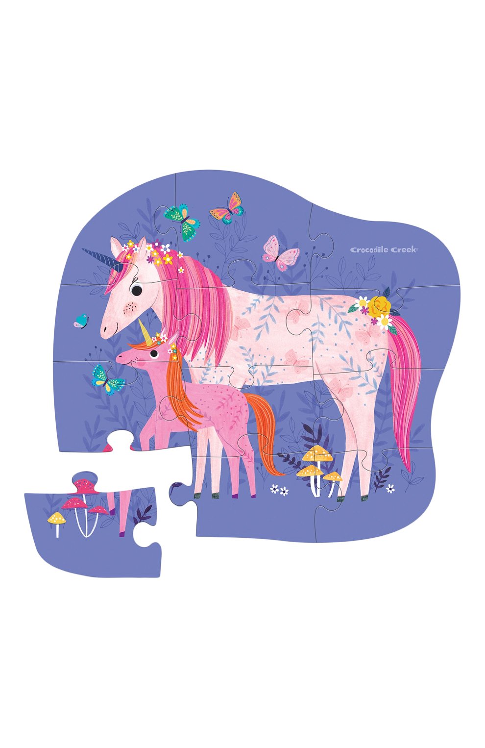 Пазл единорог 12 деталей CROCODILE CREEK, арт. 41126, фото 1