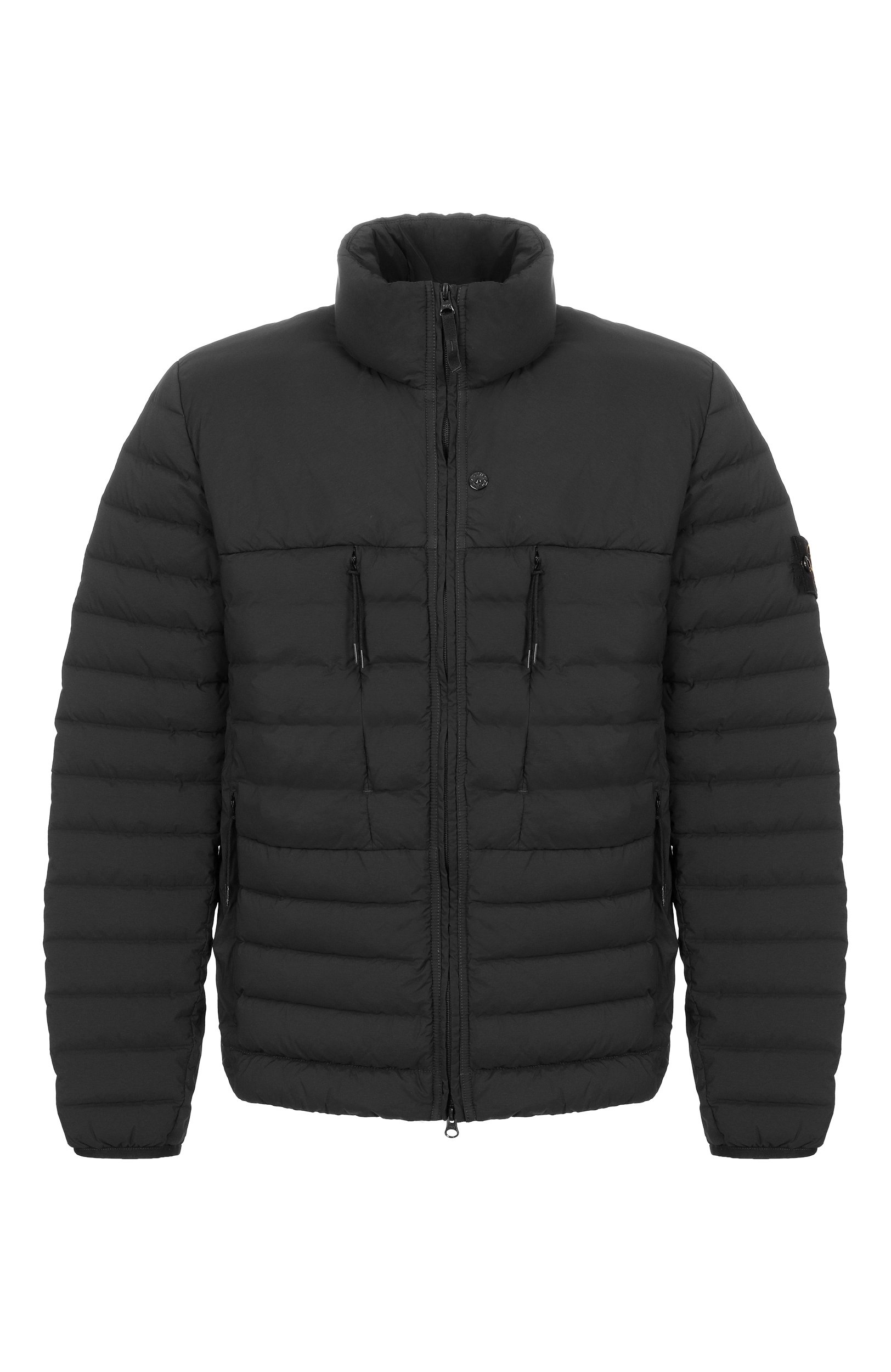 Пуховик STONE ISLAND черного цвета по цене 88300 руб., арт. L1S154100106/S0183_001, фото 1 Пуховик STONE ISLAND, арт. L1S154100106/S0183_001, фото 1