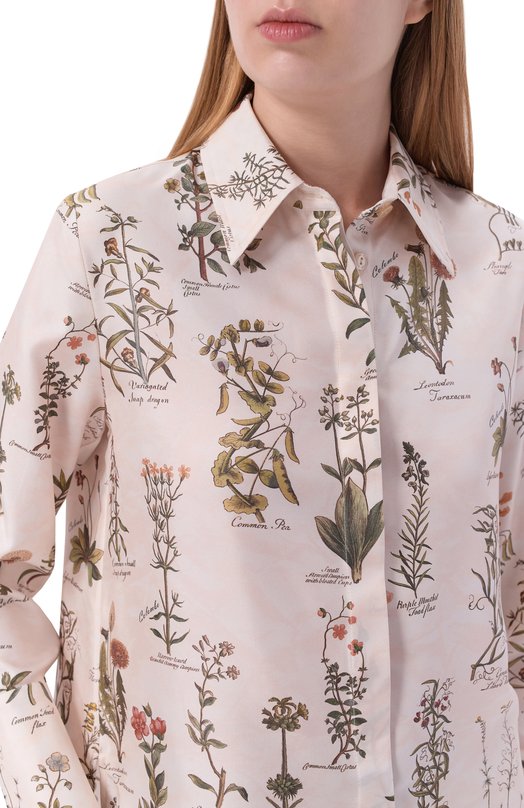 Шелковая рубашка Colombo CM00408/F/T0666-11-2G Кремовый  CM00408/F/T0666-11-2G Фото 5