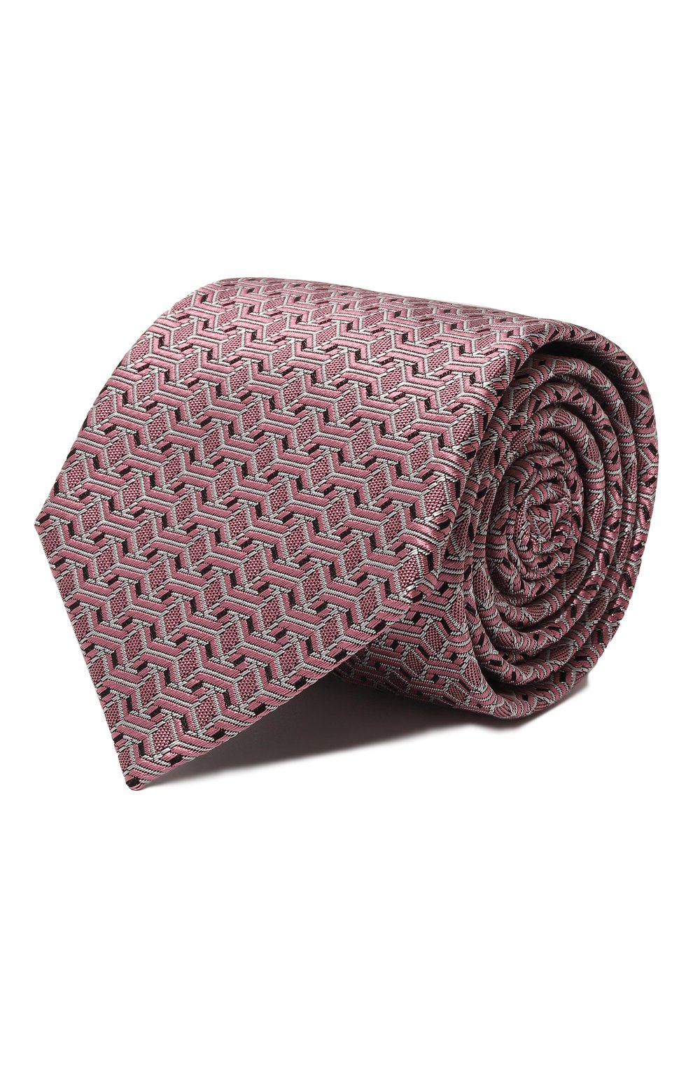 Шелковый галстук LANVIN розового цвета по цене 15400 руб., арт. 3100/TIE, фото 1 Шелковый галстук LANVIN, арт. 3100/TIE, фото 1