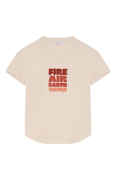 Хлопковая футболка BRUNELLO CUCINELLI, арт. B0T81T485C