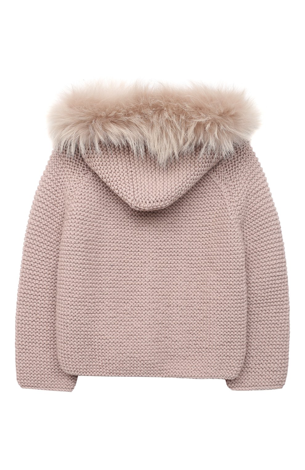 Шерстяной кардиган CASILDA Y JIMENA розового цвета по цене 31050 руб., арт. 774216028/5-6A, фото 2 Шерстяной кардиган CASILDA Y JIMENA, арт. 774216028/5-6A, фото 2