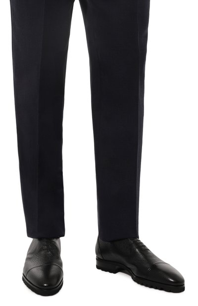 Кожаные оксфорды ARTIOLI, арт. 06S174/BIS/S0FT KID/FABRIC 89G, фото 3