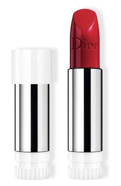 Женская помада для губ rouge dior satin (рефил), 743 красная цинния (3.5g) DIOR, арт. C317200743