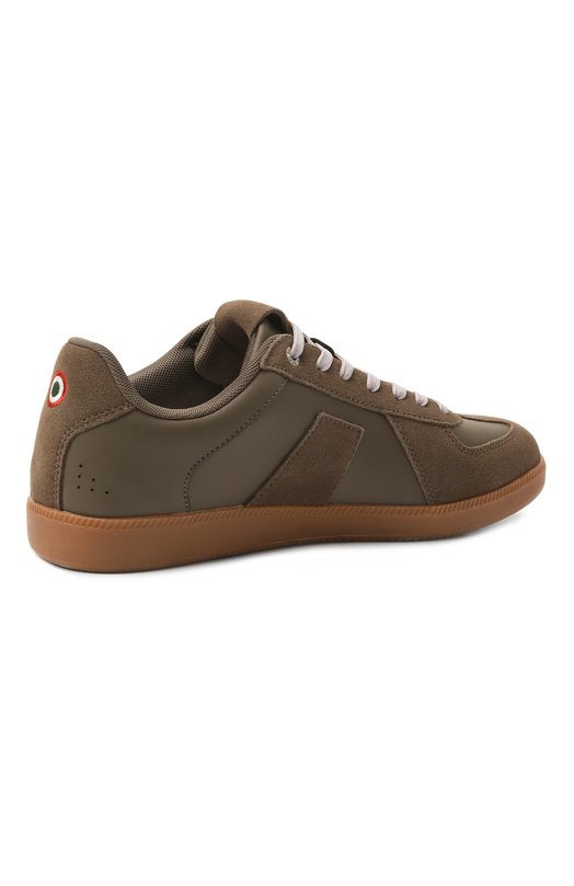 Кожаные кеды Aeronautica Militare SC0315UPL00244 Хаки  SC0315UPL00244 Фото 5