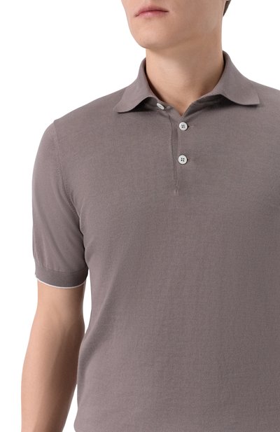 Хлопковое поло BRUNELLO CUCINELLI, арт. M29800125, фото 5
