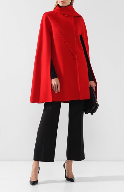 Пончо из смеси шерсти и кашемира VALENTINO, арт. SB0CG1J015E, фото 2