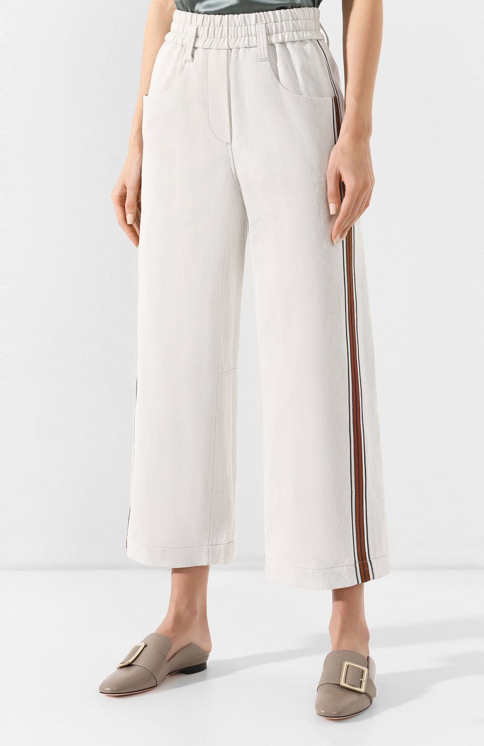 Джинсы с лампасами BRUNELLO CUCINELLI, арт. M0H87P6861, фото 3