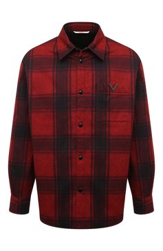 Хлопковая куртка-рубашка VALENTINO, арт. 5V3CI006A8T, фото 1