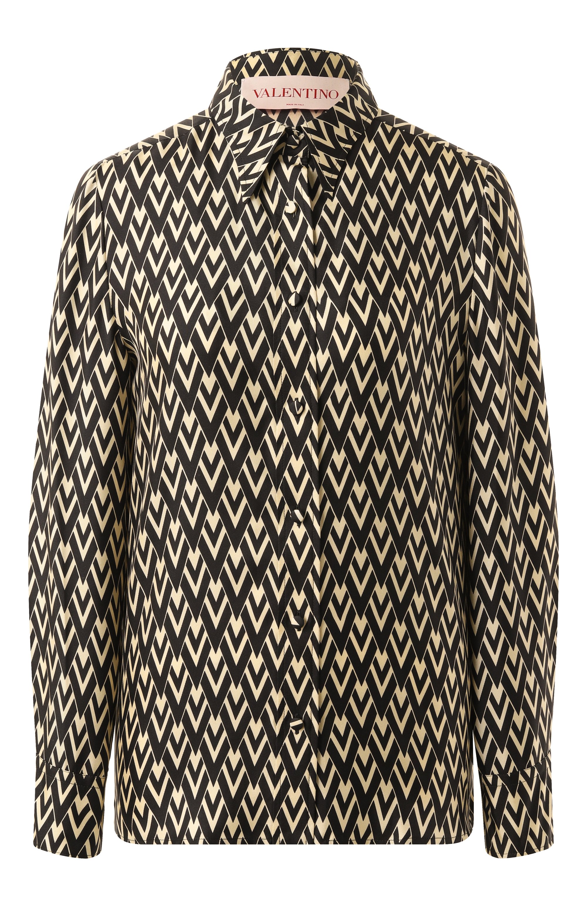 Шелковая рубашка VALENTINO, арт. 6B3AB78390R, фото 1