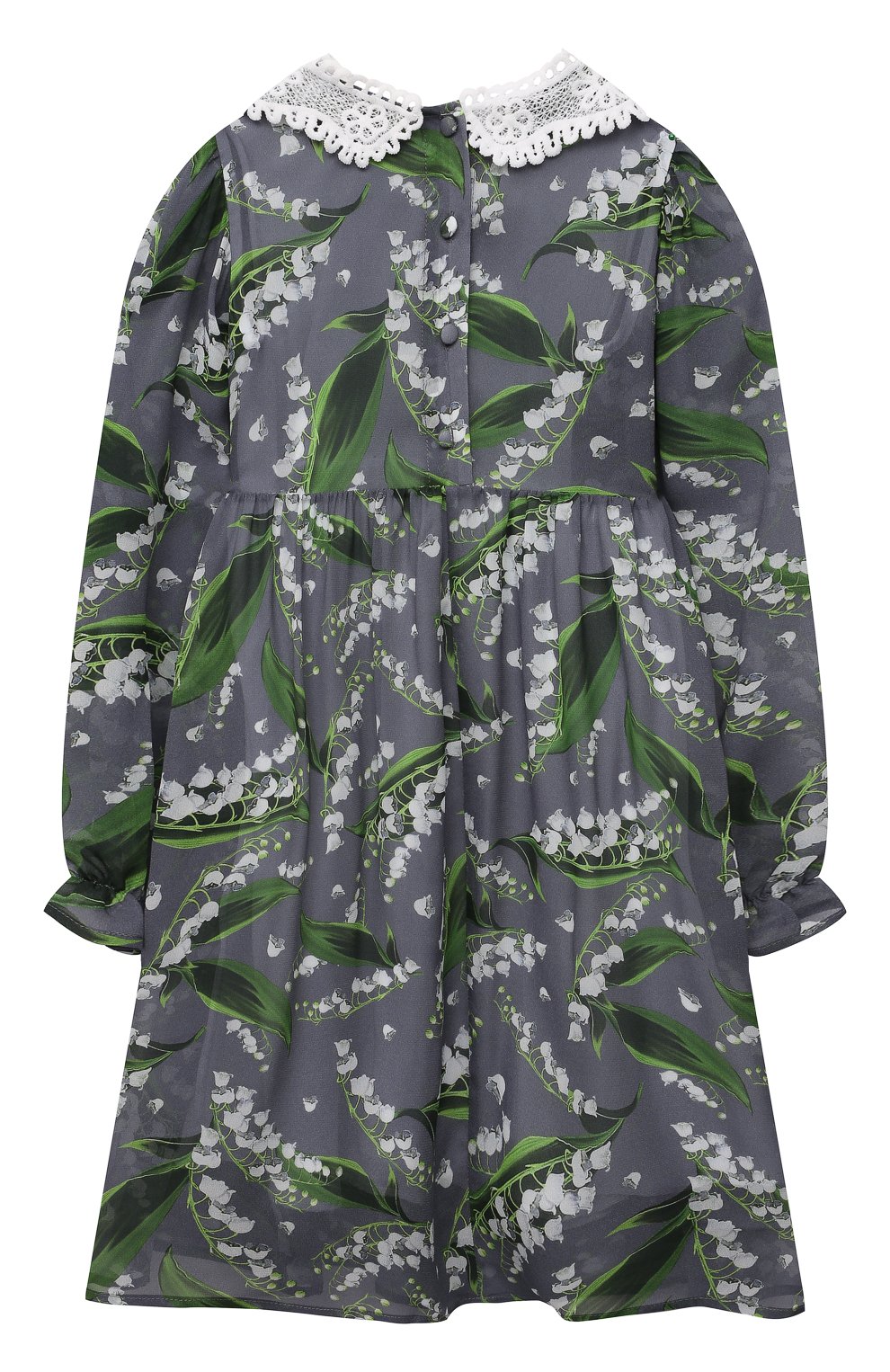 Платье primavera ZHANNA & ANNA серого цвета по цене 10000 руб., арт. ZAR01032021, фото 2 Платье primavera ZHANNA & ANNA, арт. ZAR01032021, фото 2