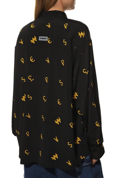 Рубашка из вискозы VETEMENTS, арт. UA53SH800X 2737/W, фото 4