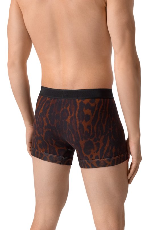 Хлопковые боксеры Tom Ford T4LC3206 Коричневый  T4LC3206 Фото 3