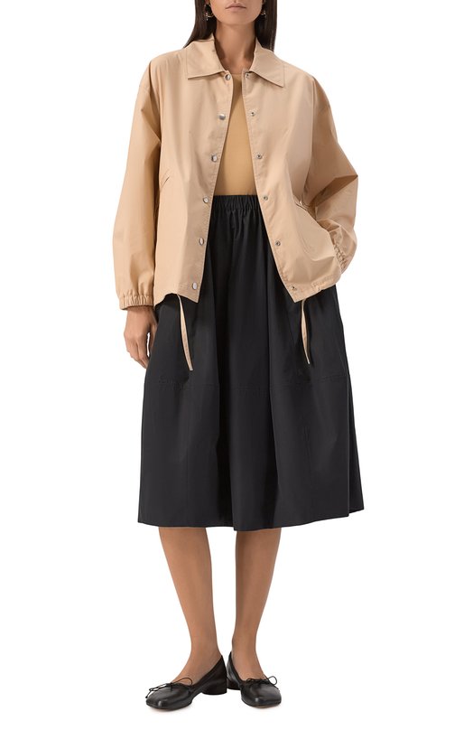 Хлопковая куртка Jil Sander J04AM0001-J45026 Бежевый  J04AM0001-J45026 Фото 2