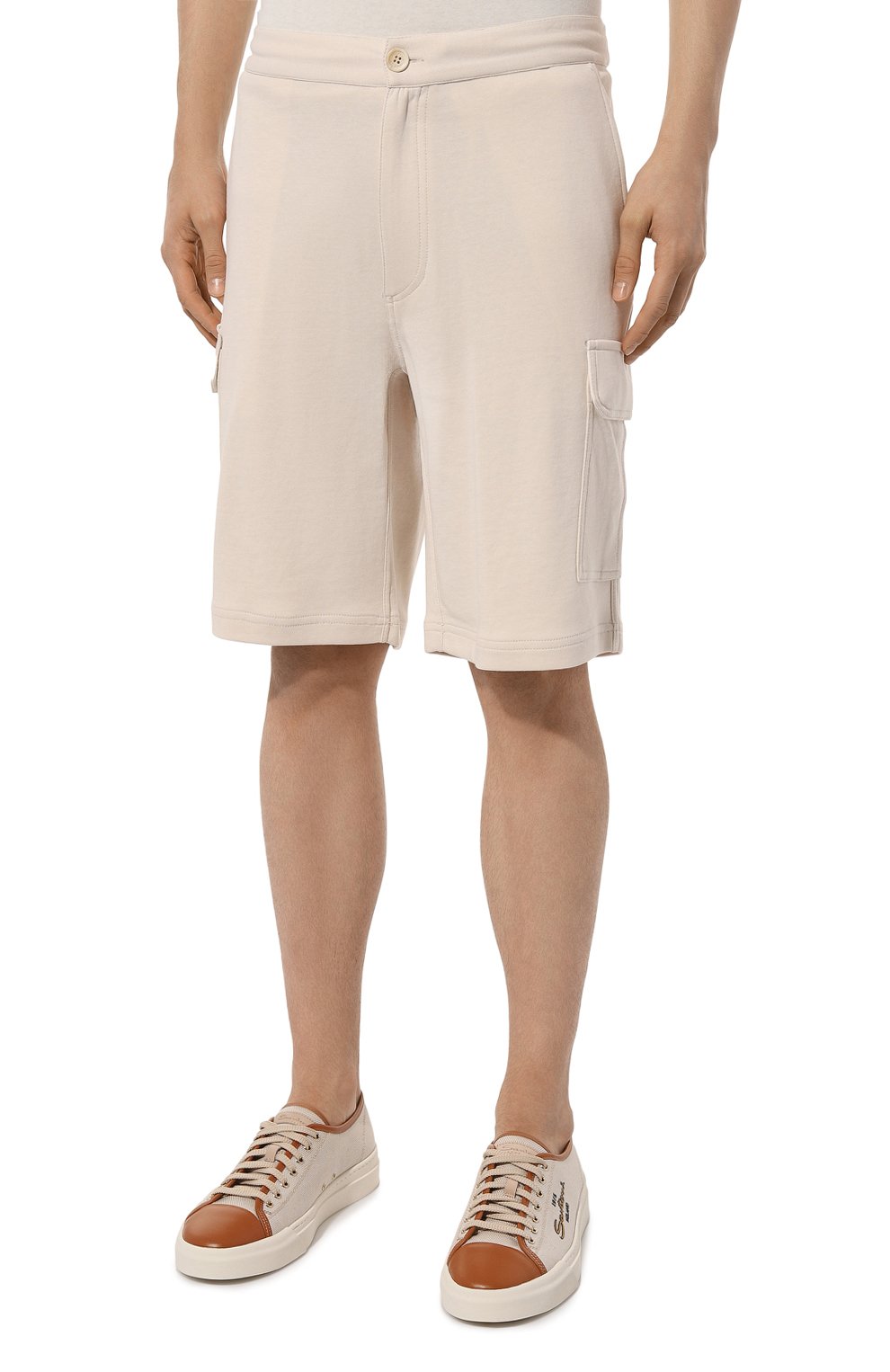 Хлопковые шорты BRUNELLO CUCINELLI, арт. M0T353222G, фото 3