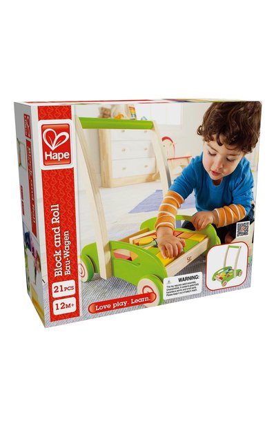 Игрушка-каталка ходунок с конструктором HAPE, арт. E0371_HP, фото 3