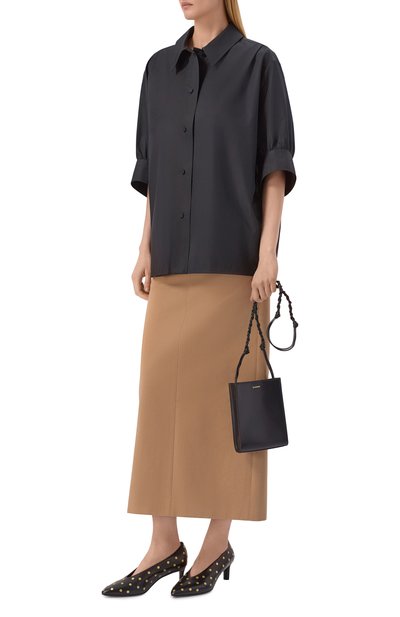 Хлопковая рубашка JIL SANDER, арт. J02DL0241/J45001, фото 2