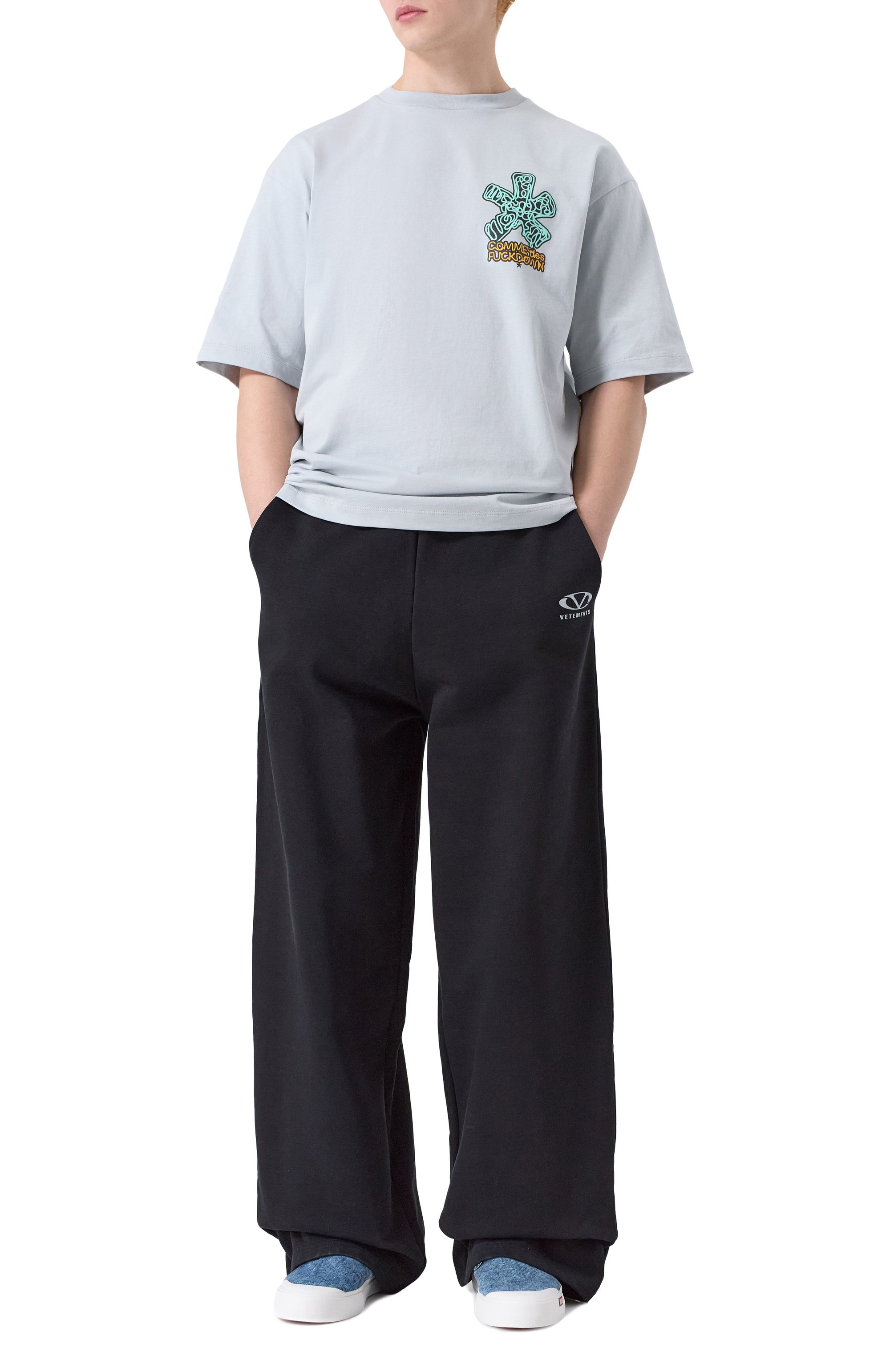 Хлопковая футболка COMME DES FUCKDOWN, арт. CFABM01591, фото 2