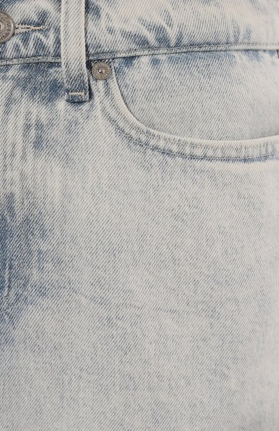 Джинсовая юбка 7 FOR ALL MANKIND голубого цвета по цене 19350 руб., арт. JSMIC100IP, фото 5 Джинсовая юбка 7 FOR ALL MANKIND, арт. JSMIC100IP, фото 5