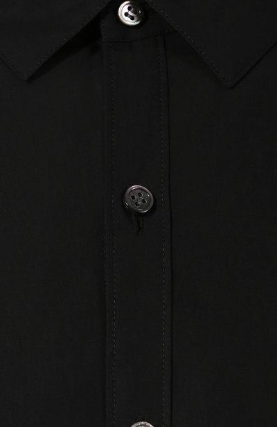Хлопковая рубашка KAZUYUKI KUMAGAI черного цвета по цене 26550 руб., арт. KS91-035, фото 5 Хлопковая рубашка KAZUYUKI KUMAGAI, арт. KS91-035, фото 5