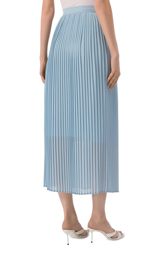 Плиссированная юбка MVST WS61-622MU/SILK Голубой  WS61-622MU/SILK Фото 4