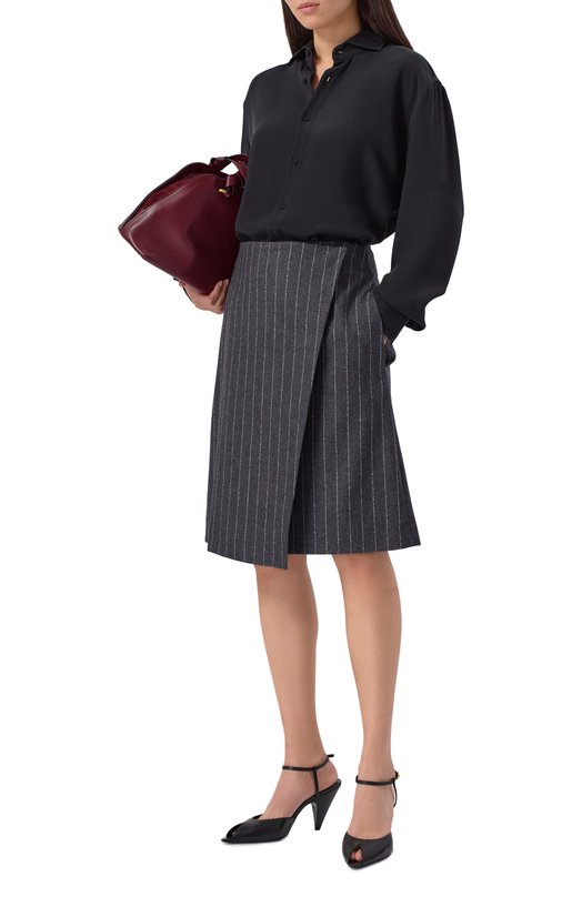 Кожаные босоножки Beak 85 Sergio Rossi B13190/MMVN13 Чёрный  B13190/MMVN13 Фото 3