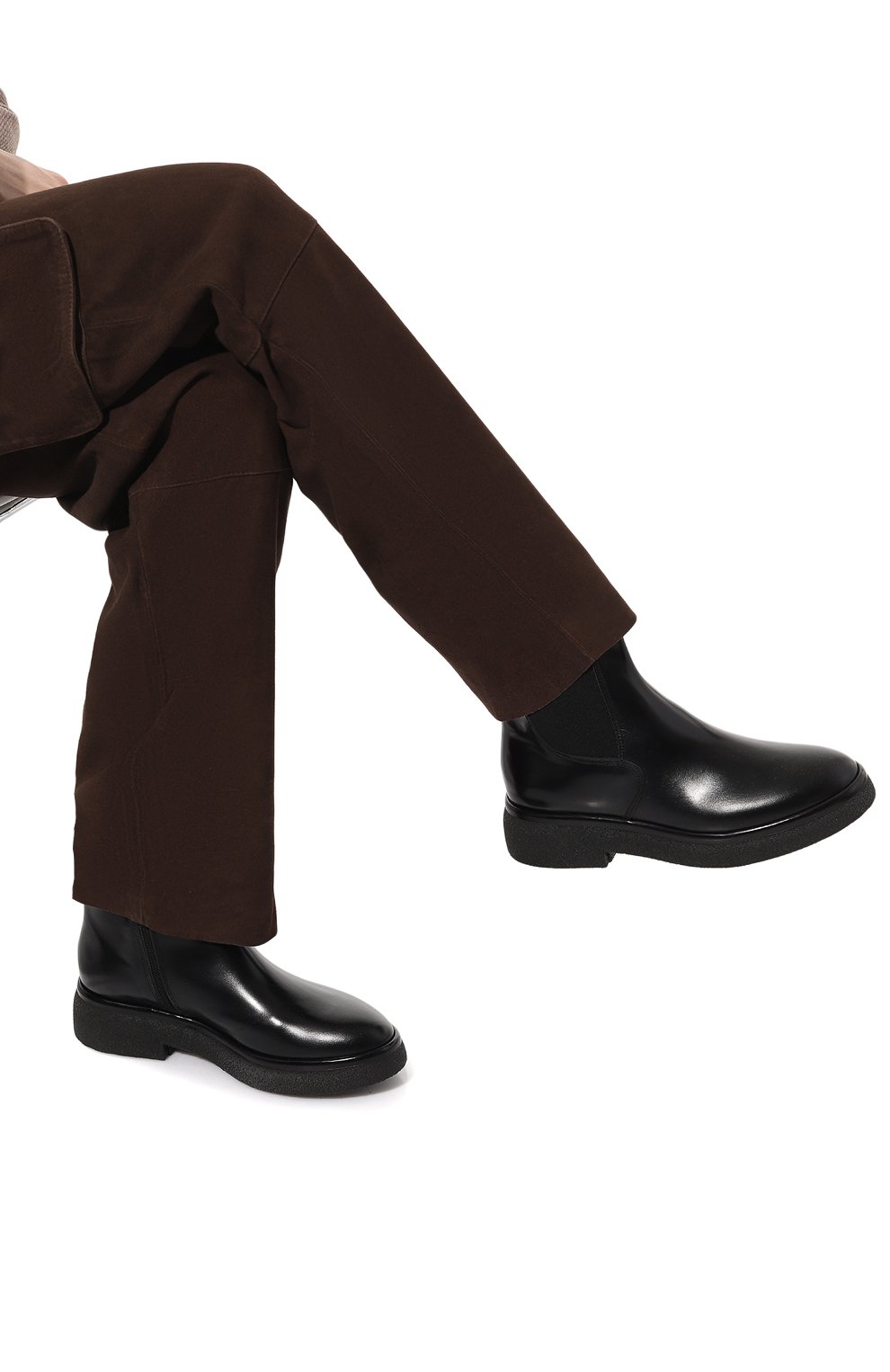 Кожаные ботинки alison r AGL, арт. D721584VWSIRI00000, фото 3