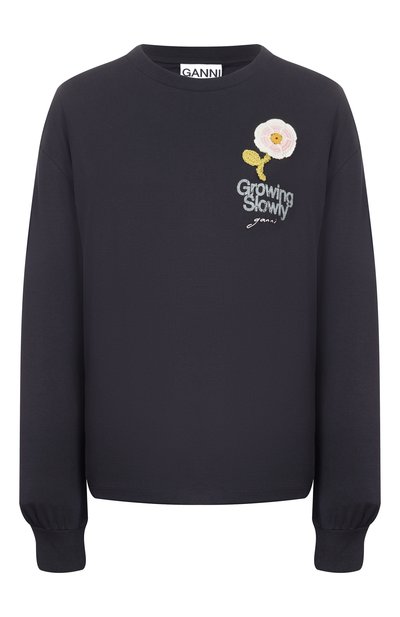 Женский хлопковый свитшот GANNI, арт. A1050176