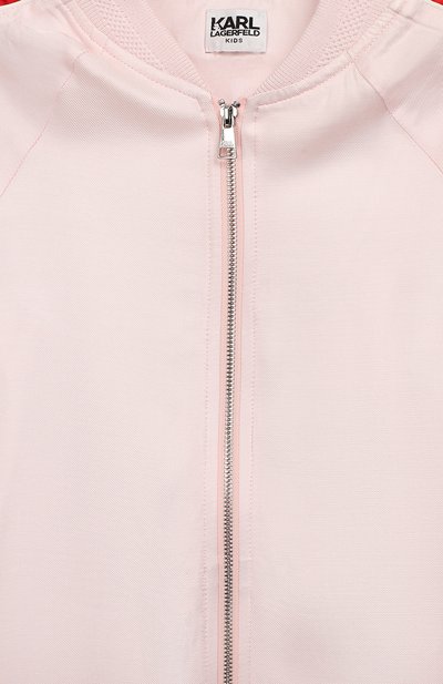 Бомбер из вискозы KARL LAGERFELD KIDS, арт. Z15194/14A-16A, фото 3