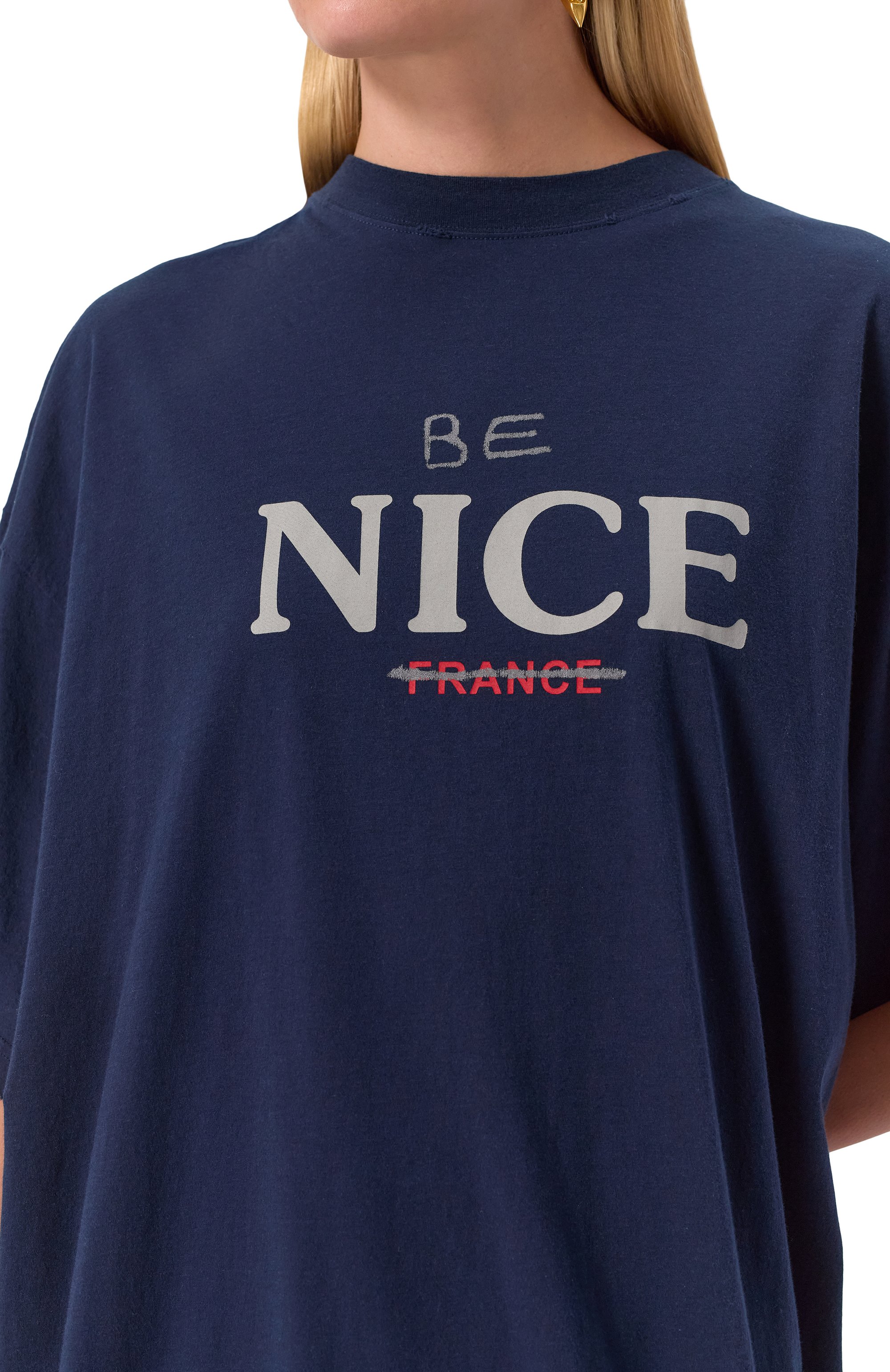 Хлопковая футболка BALENCIAGA, арт. 739028/TPVE4, фото 9