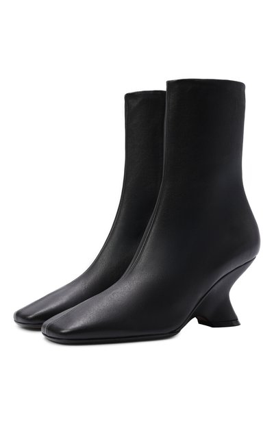 Женские кожаные ботильоны DRIES VAN NOTEN, арт. 262-131722/0140