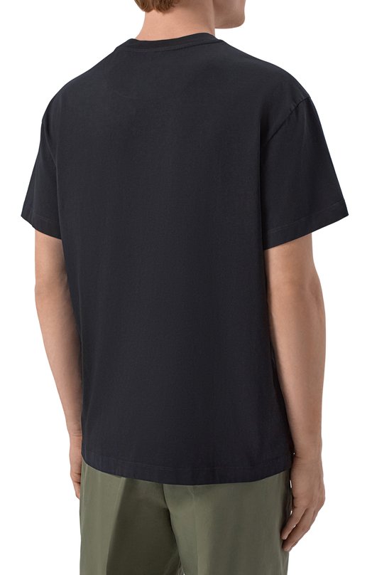 Хлопковая футболка Jil Sander J47GC0001/JTN254_ Чёрный  J47GC0001/JTN254_ Фото 4