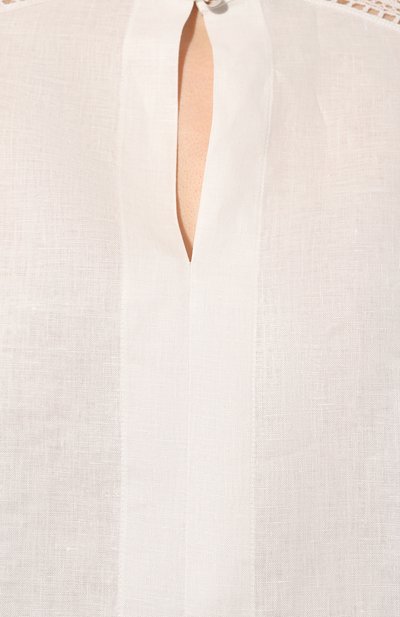 Льняная рубашка ERMANNO SCERVINO, арт. D444K304HJC, фото 5
