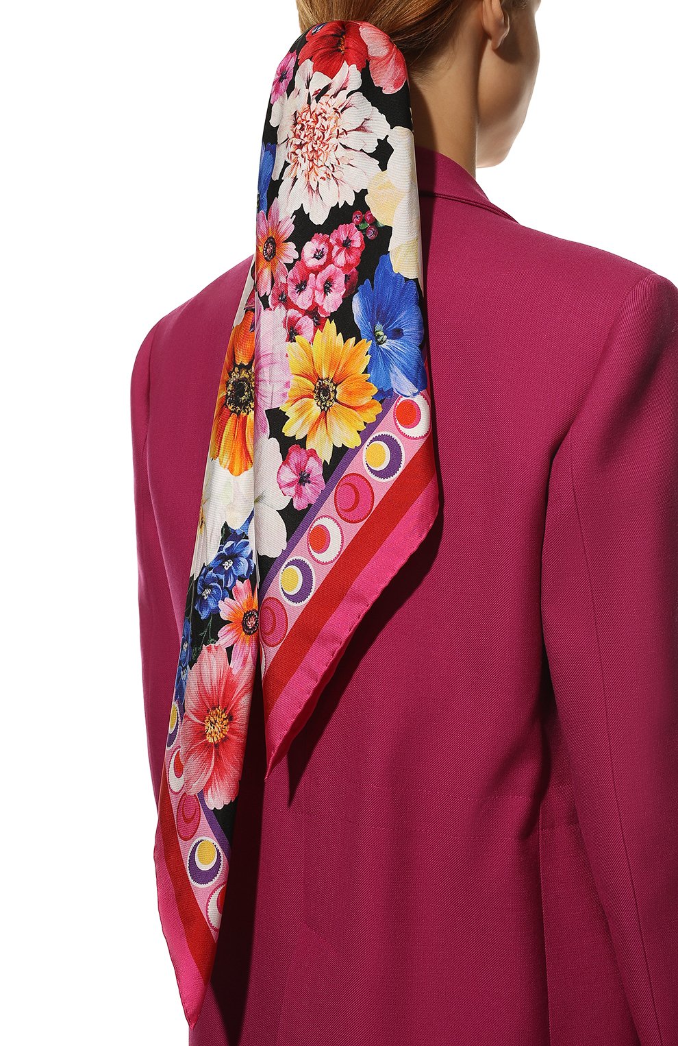 Шелковый платок DOLCE & GABBANA, арт. FN090R/GDAG5, фото 4