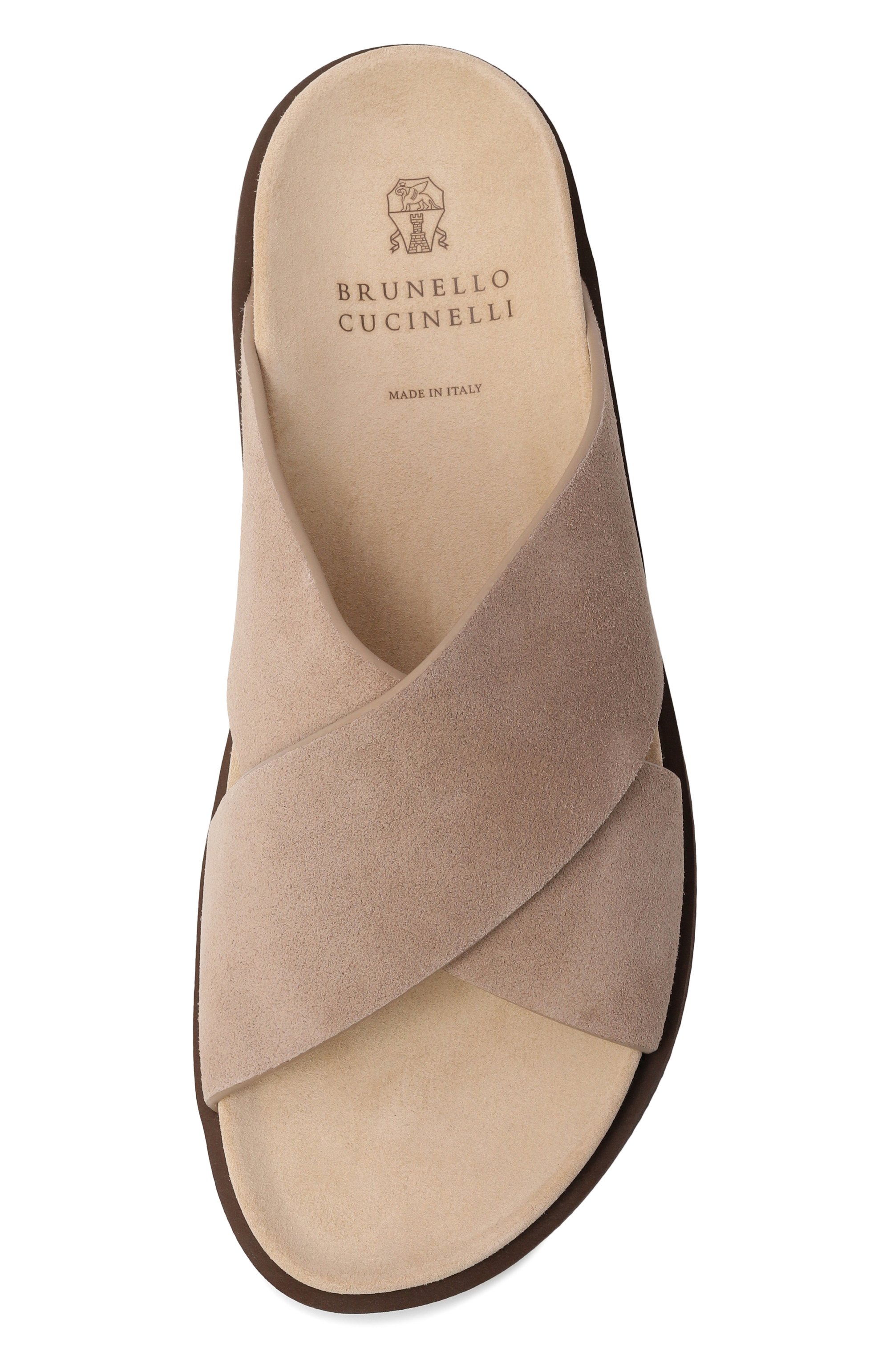 Замшевые шлепанцы BRUNELLO CUCINELLI, арт. MZUS0LY327, фото 6