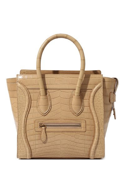 Женская сумка luggage micro из кожи крокодила CELINE, арт. 167794ACS