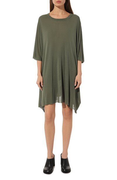 Футболка из вискозы и шелка RICK OWENS, арт. RP01C5204/JS, фото 3