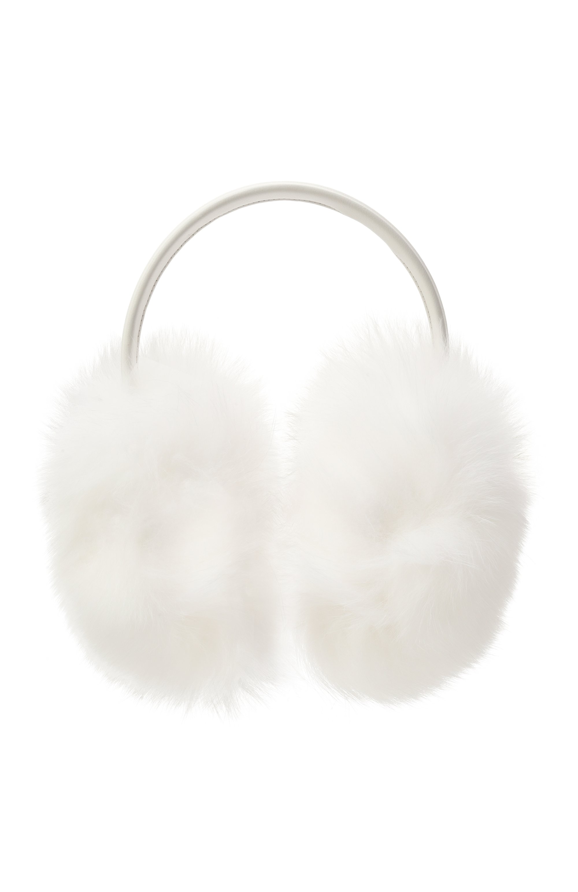 Меховые наушники из лисы YVES SALOMON, арт. 23WAA124XXRDXX, фото 1