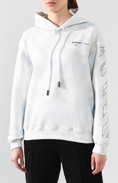 Хлопковое худи OFF-WHITE, арт. 0WBB032S20FLE0044010, фото 3