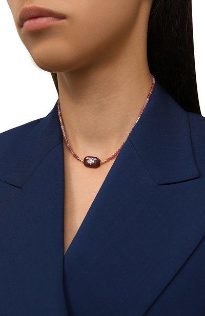 Женское колье HANKA_IN, арт. INS-CH-T0UR0-RUB-CZ-1M