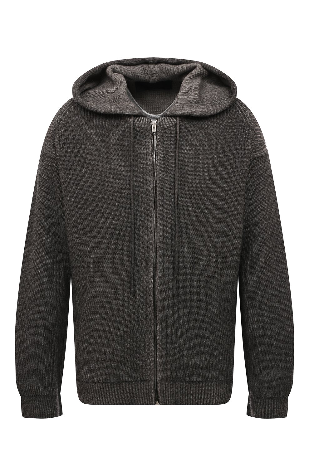 Кардиган из хлопка и шерсти JUUN.J серого цвета по цене 79250 руб., арт. JC3951P61/3, фото 1 Кардиган из хлопка и шерсти JUUN.J, арт. JC3951P61/3, фото 1