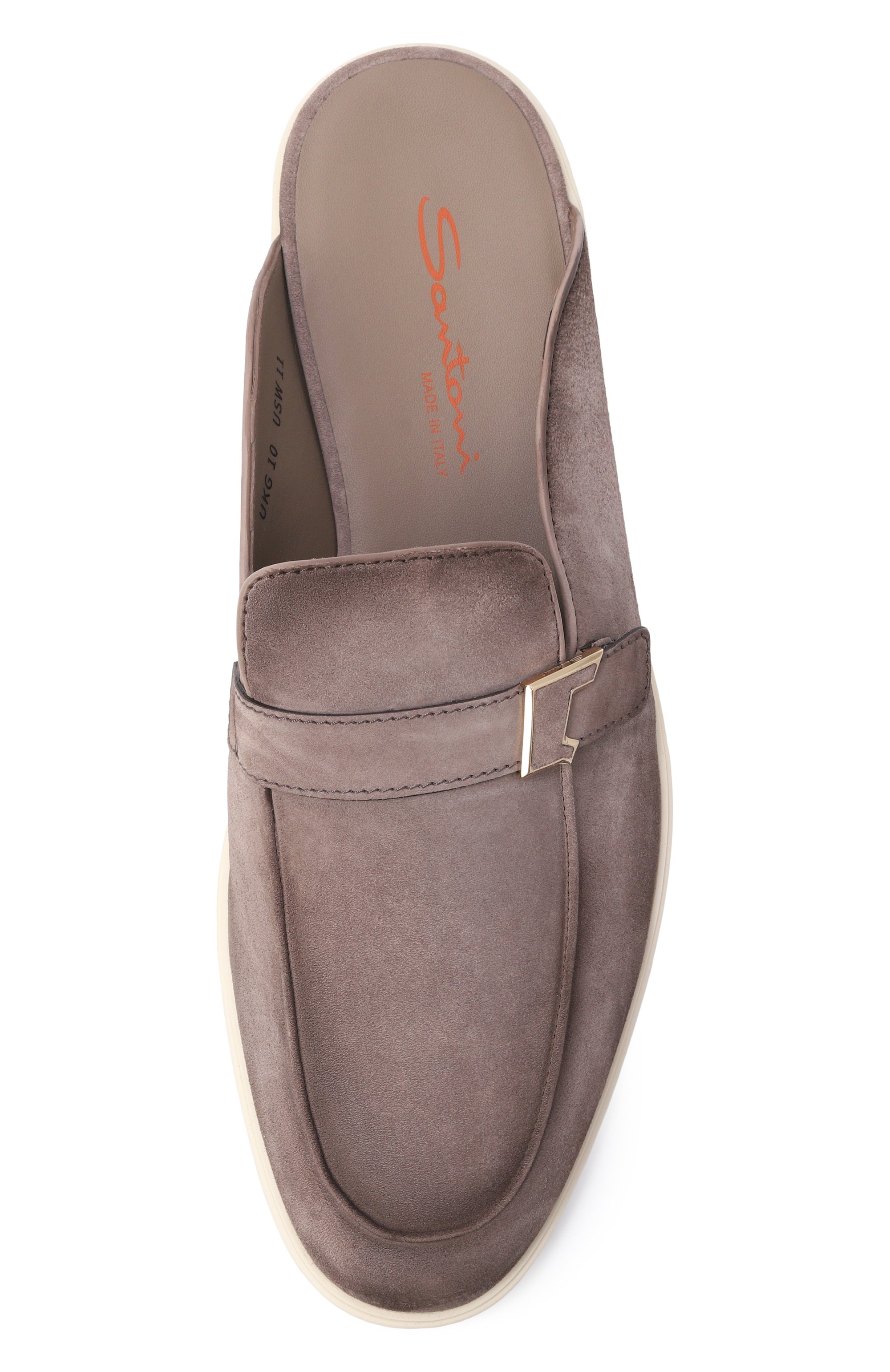 Замшевые сабо malibu SANTONI, арт. MGAG19007TICMEAA, фото 5